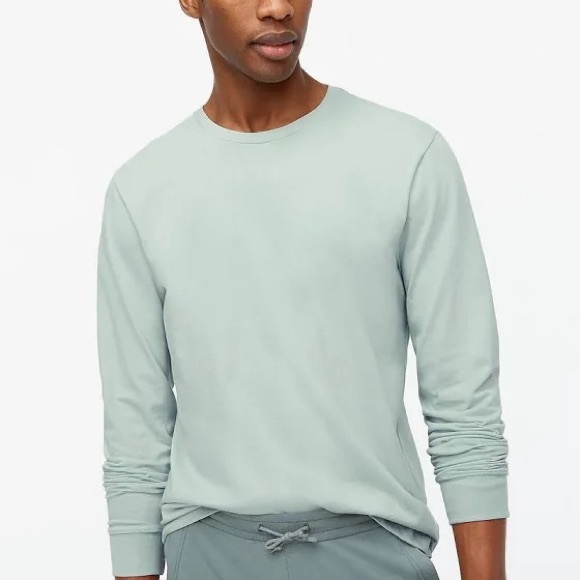 J Crew Factory Mens M Long-sleeve washed jersey tee Stone Blue
Item 03448 - Picture 2 of 4